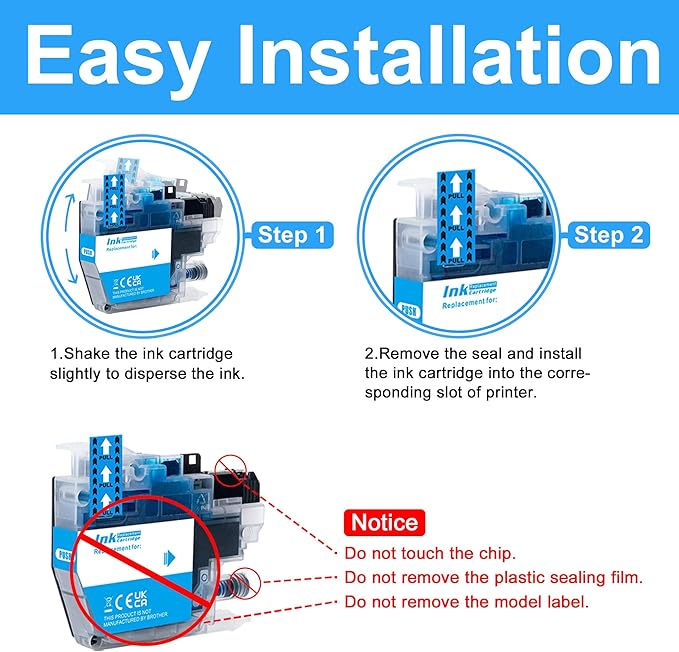 LCL Compatible Ink Cartridge Replacement for Brother LC3017 LC-3017 XL LC30173PK LC3017C LC3017M LC3017Y MFC-J5330DW MFC-J6530DW MFC-J6930DW MFC-J6730DW MFC-J5335DW (6-Pack 2Cyan 2Magenta 2Yellow)-DeskLoop Office