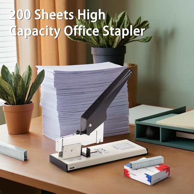 IMLIKE Heavy Duty Stapler with 2000 Staples：200 Sheets High Capacity Manual - Image 7