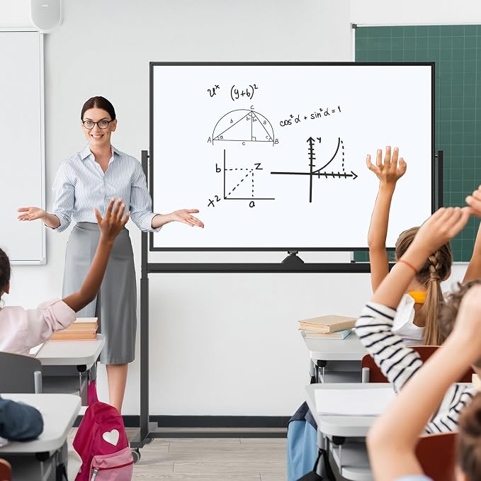 Large Dry-Erase Rolling Magnetic Whiteboard - Image 8