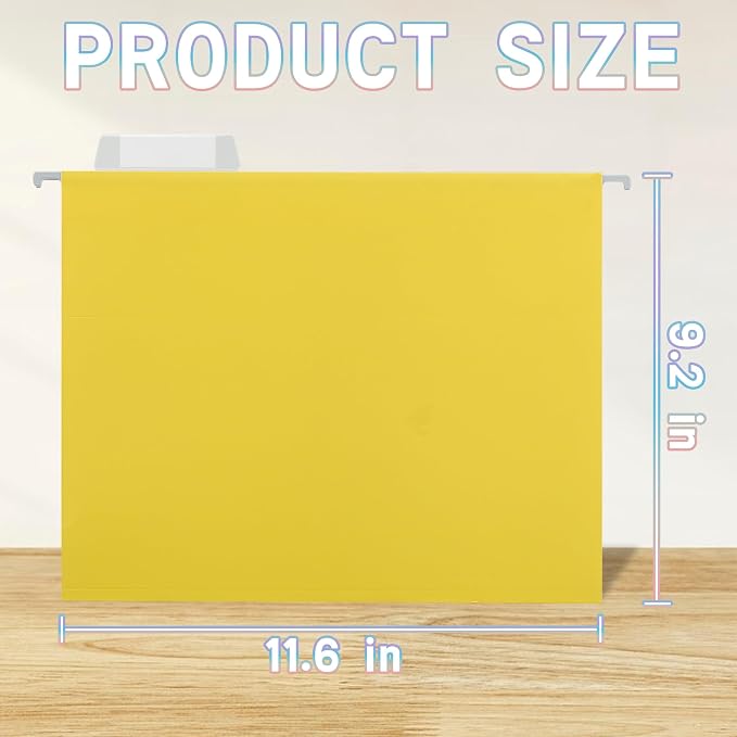 25 Packs Hanging File Folders - Image 2