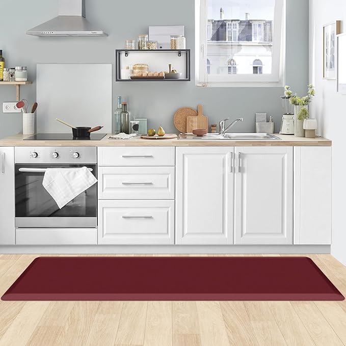 KitchenClouds Kitchen Mat Cushioned Anti Fatigue Kitchen Rug 17.3"x60" Water - Image 7
