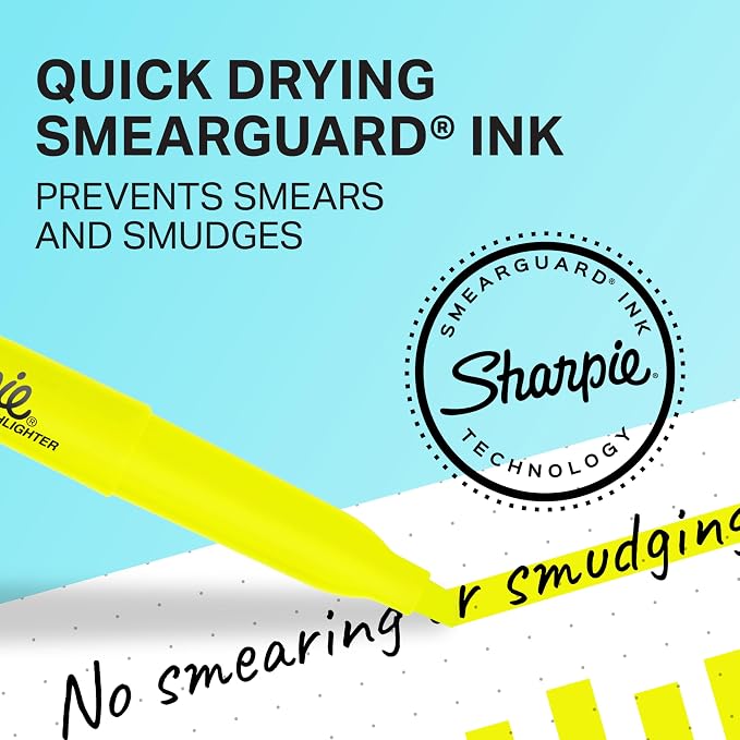 Sharpie Pocket Highlighters, Chisel Tip, Essential Teacher and Office Supplies - Image 3