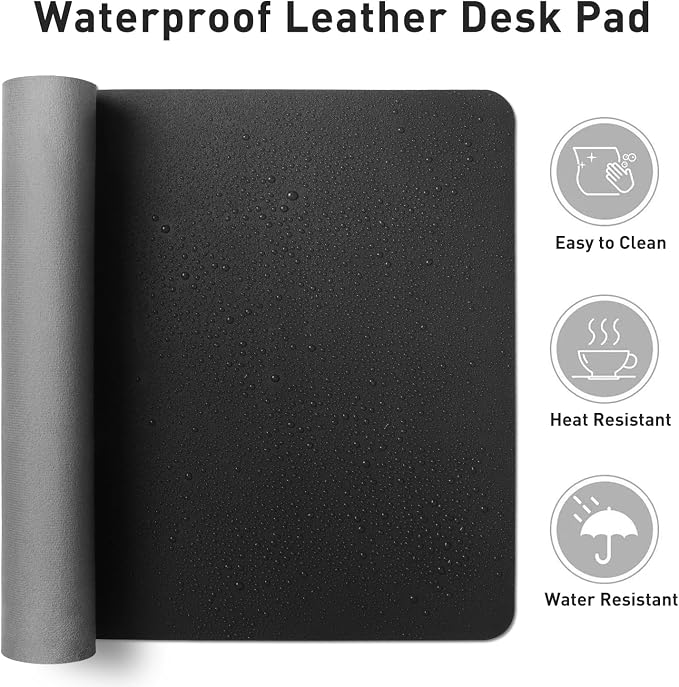 Aothia Faux Leather Desk Mat - Image 7