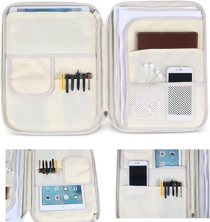 JAKAGO Travel Portfolio Organizer Waterproof A4 Document Bag Multifunctional - Image 6