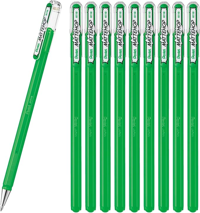 Pentel Color Ballpoint Pen, Matte Hop by PentelofAmerica