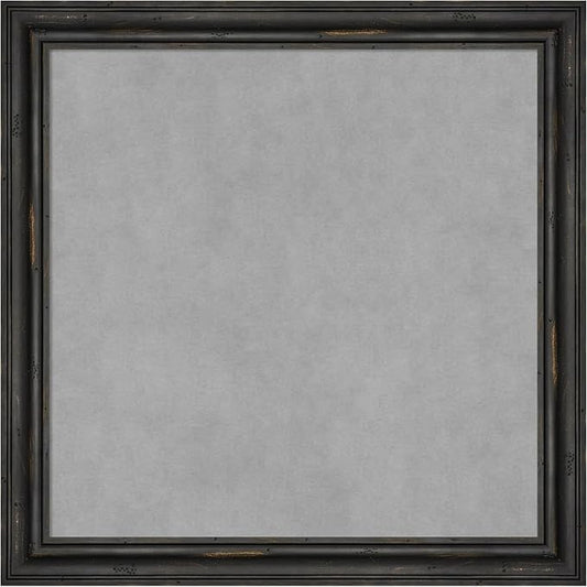 Amanti Art Black Framed Magnetic Board 23x23 Medium Vision Board by AmantiArt