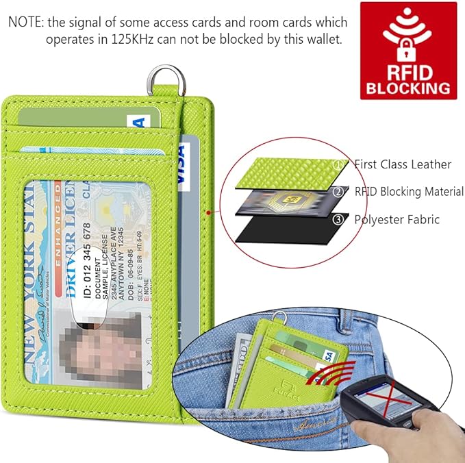 FurArt Slim Minimalist Wallet RFID Credit Card Holder - Image 5
