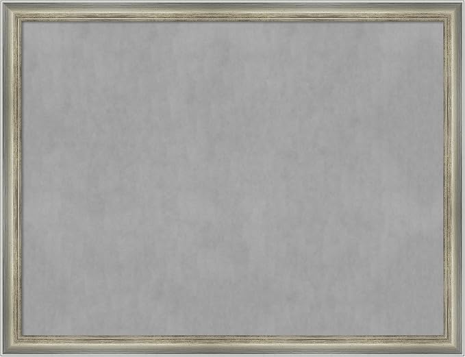 Amanti Art Silver Framed Magnetic Board 20x26 Medium Vision Board by AmantiArt