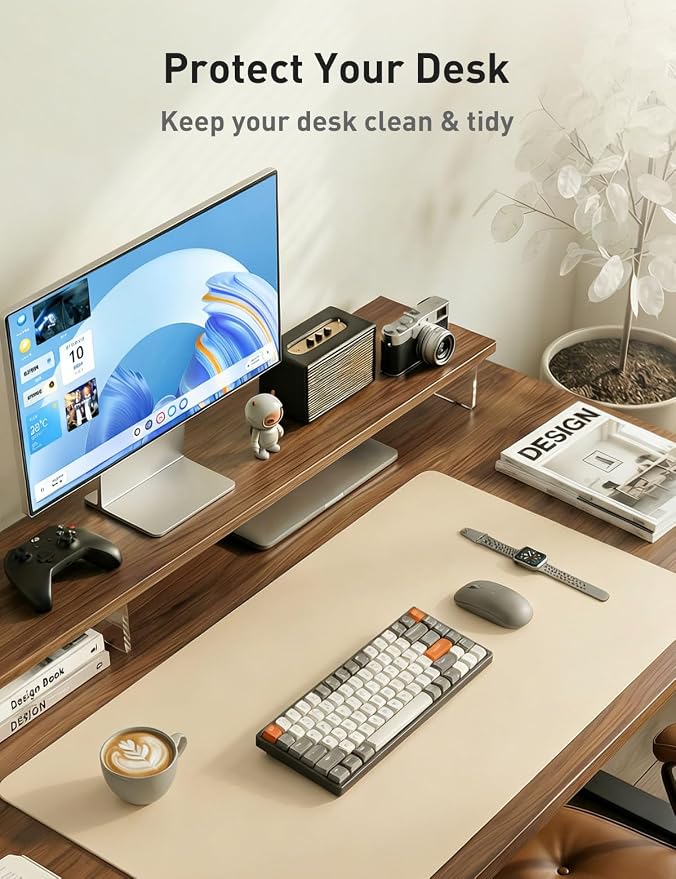 Aothia Faux Leather Desk Mat - Image 8