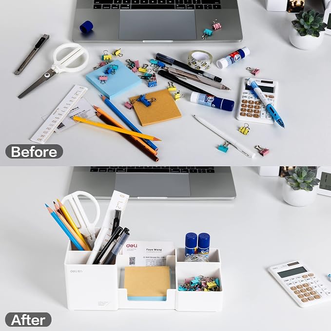 deli Desk Organizer, Plastic Desktop Organizer - Image 6