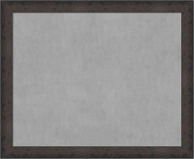 Amanti Art Black Framed Magnetic Board 37x45 X-Large Vision Board by AmantiArt