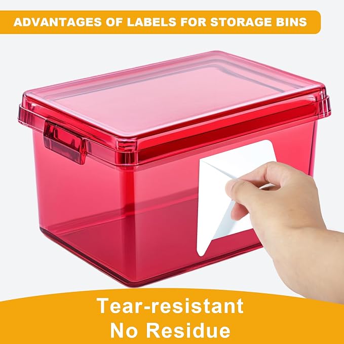 200 Pcs Labels for Storage Bins, 6 x 4 inch Large Label Stickers - Image 4
