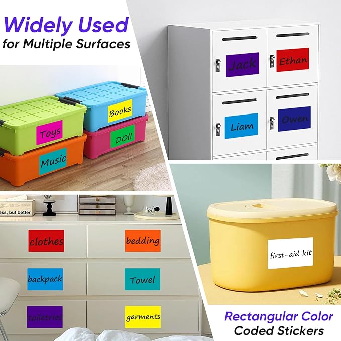 5x3 Inch Large Moving Labels for Boxes, 10 Colors Coding Labels Labels for - Image 6