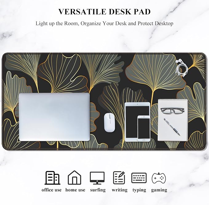 Auhoahsil Extended Mouse Pad, XXL Gaming Mouse Pads, Large Big Mousepad Laptop - Image 7