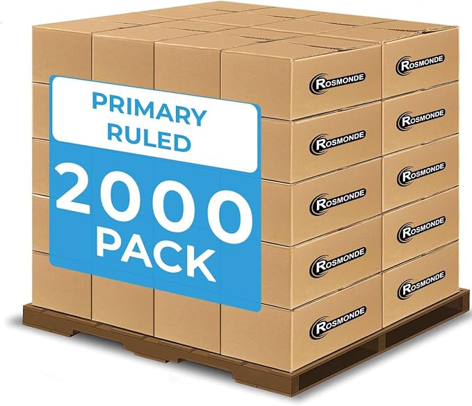 Rosmonde 2000 Pack Composition Notebooks Bulk, Primary Ruled, Full Pallet of - Image 9