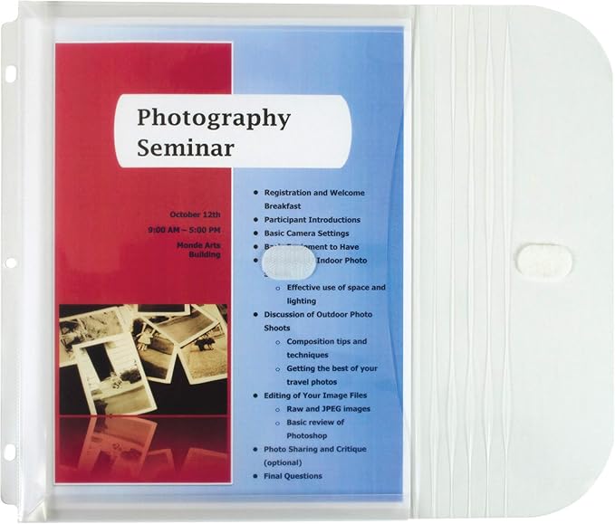 C-Line Poly Binder Pockets, 9.25 x 11.5 - Image 2