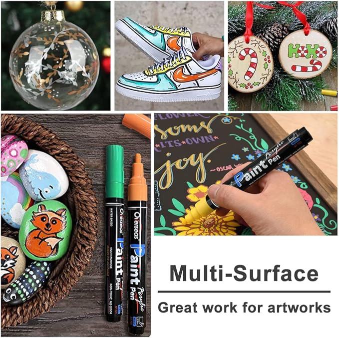 Overseas Orange Paint Pens Paint Markers - Image 3