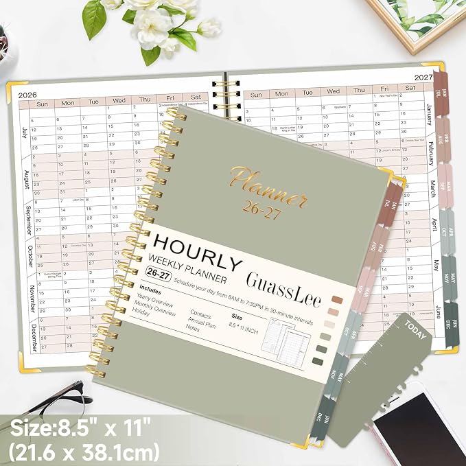 Large 2026-2027 Academic Planner, Weekly & Monthly Appointment Book from Jul. - Image 2