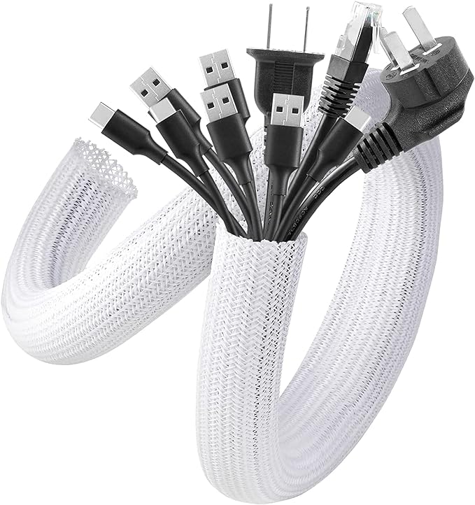 AGPTEK Cable Sleeve Cover, 20ft by AGPTEK