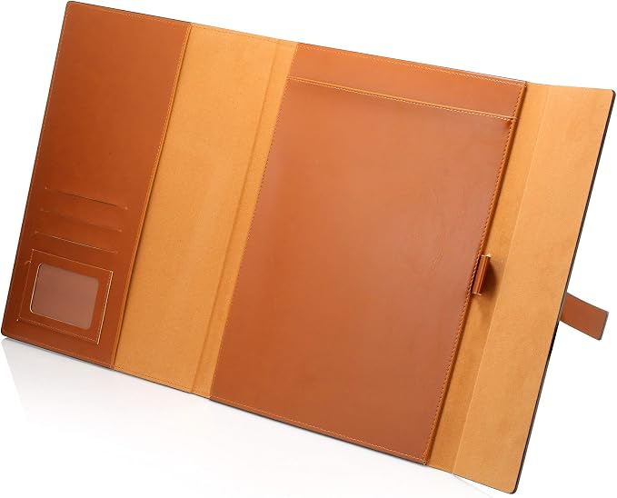 GALLAWAY LEATHER Padfolio Folder – Slim Portfolio Organizer Holder - Image 9