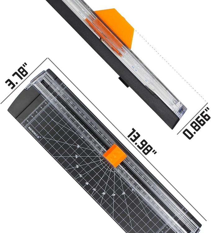 Rayson RC4000BK Paper Cutter Trimmer, A4 Size Paper Cutter - Image 3