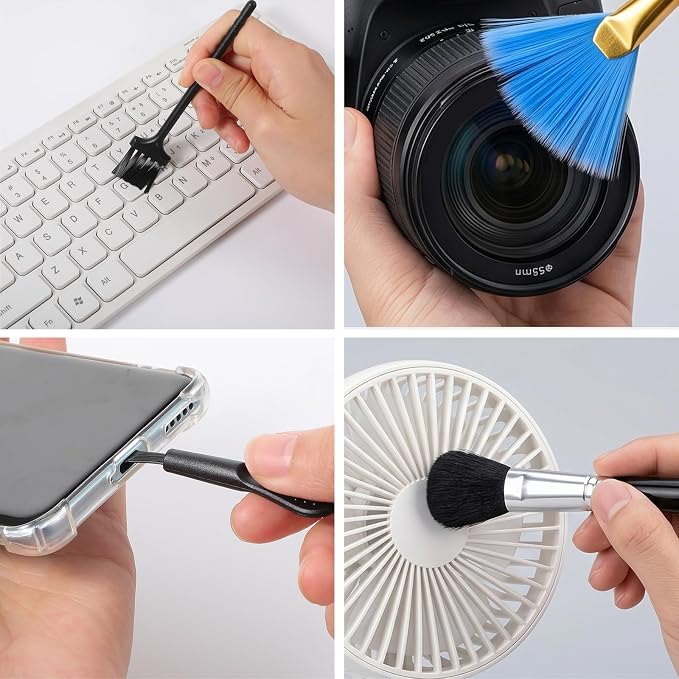 Tyqour 10 PCS Keyboard Brush Keyboard Cleaning Brushes Kit Mini Anti Static - Image 4