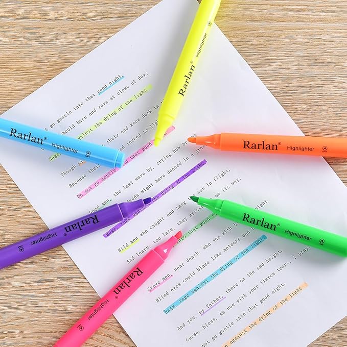 Highlighters, Chisel Tip, Assorted Fluorescent, 72 Count Bulk Pack-DeskLoop Office