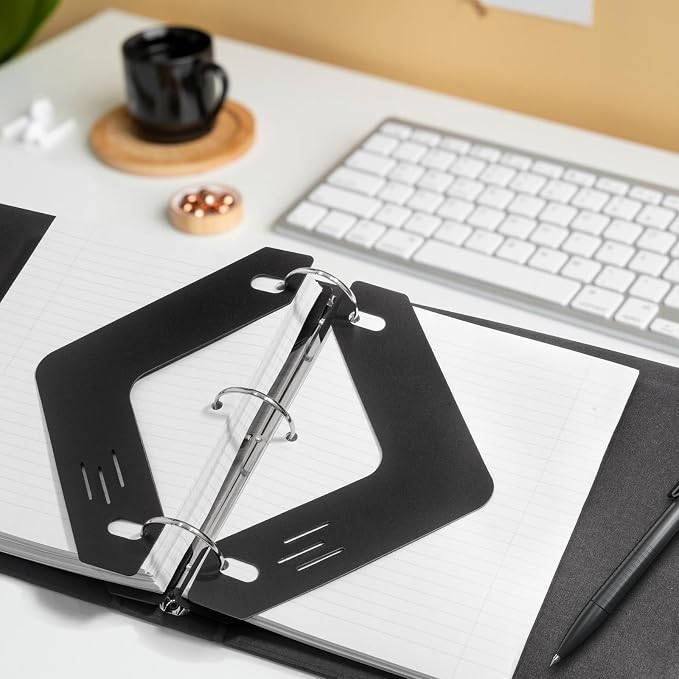 Tutata Triangle Page Lifter for 3 Ring Binder, Lift Sheets Over Rings, Protect - Image 5