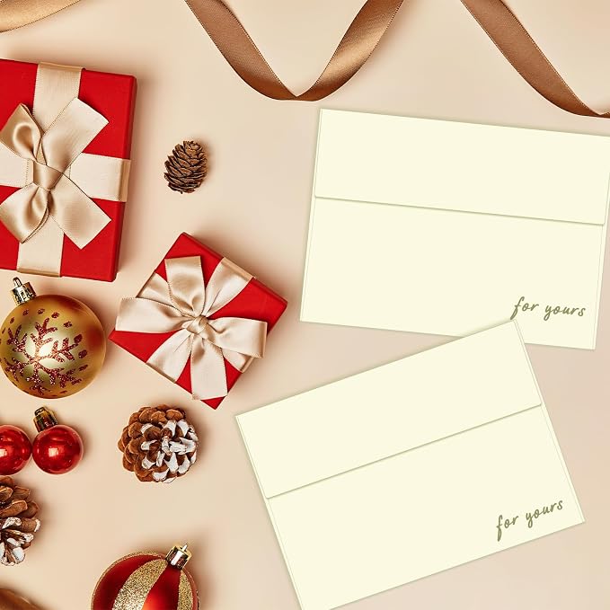 4x6 Envelopes For Invitation, A4 Envelope cream, 50 pack 4x6 card Envelopes - Image 8
