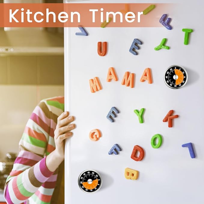 6 Pcs 60 Minute Visual Kitchen Timer Small Classroom Timers - Image 5