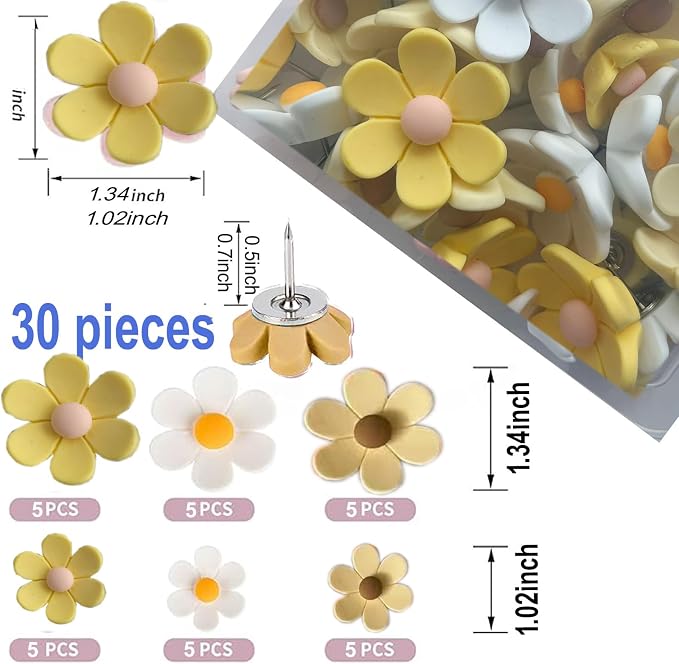 big Push Pins, Feature Wall, Bulletin Board, Office or Home - Image 3