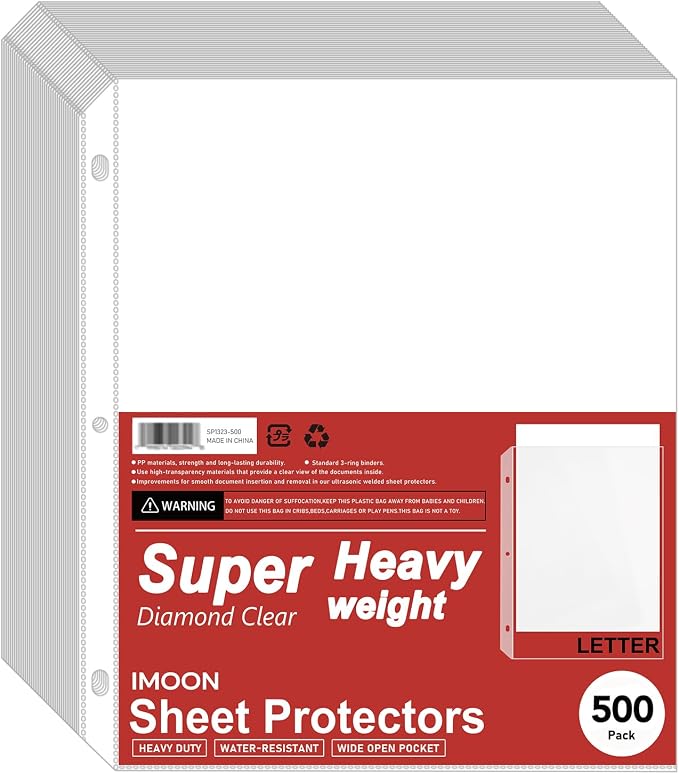 Super Heavyweight Sheet Protectors by Unknown