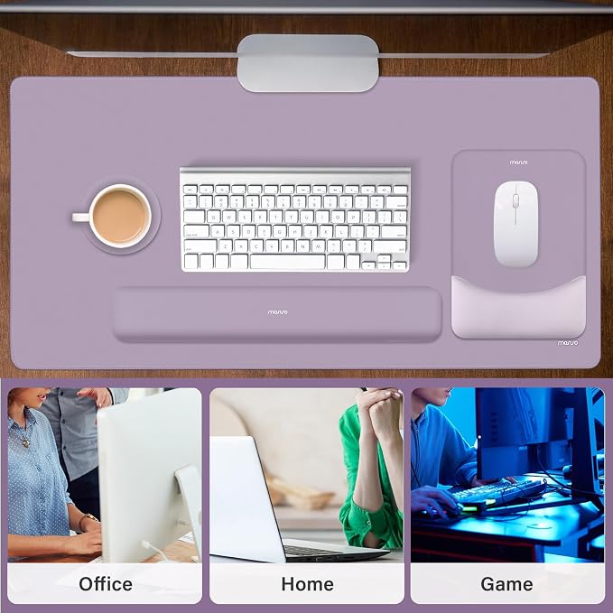 MOSISO Keyboard Mouse Pad Set, Large Gaming Mouse Pad&Rectangular Keyboard - Image 6