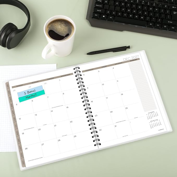 Mead Cambridge 2027 Planner, Weekly & Monthly, 8.5" x 11" - Image 3