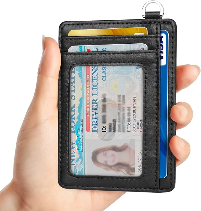 Slim Minimalist Front Pocket Wallet, RFID Blocking Credit Card Holder Wallet - Image 2