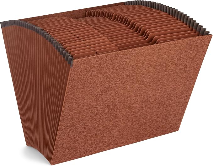 Blue Summit Heavy Duty Accordion File Organizer, Expanding File, Open Top by BlueSummitSupplies