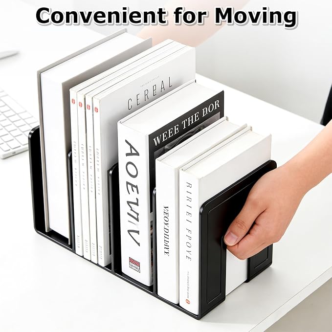 SAYEEC Acrylic File Holder, Sturdy Desktop File Folder Organizer Rack - Image 4