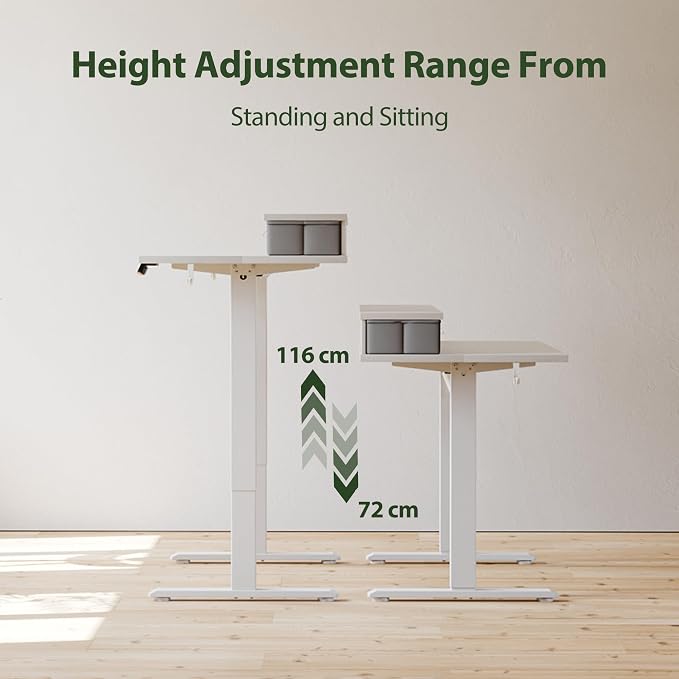 Agilestic 53 x 24 Inches Height Adjustable Electric Standing Desk - Image 7