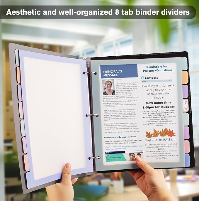 HABGP 2 Set 8 Tab Binder Dividers - Image 8