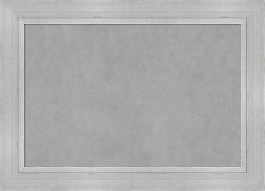 Amanti Art Silver Framed Magnetic Board 31x43 Large Vision Board by AmantiArt