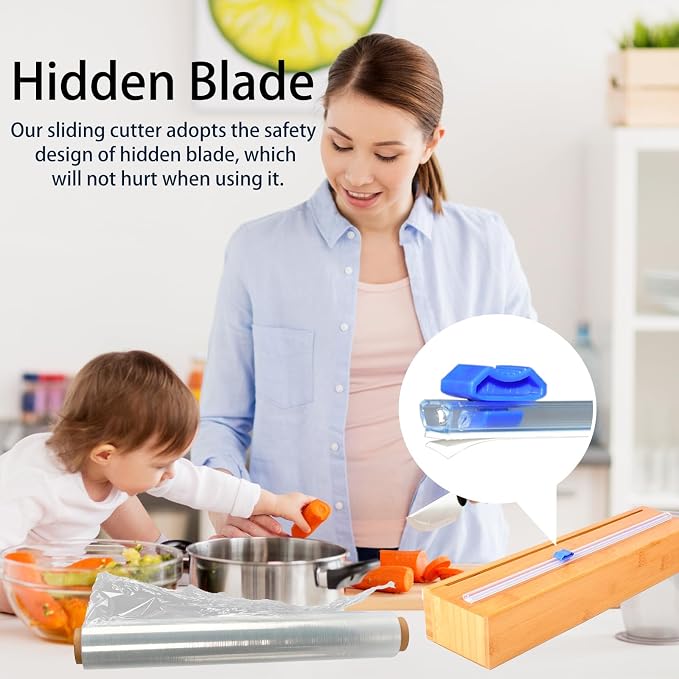 Plastic Wrap Dispenser with Cutter - Image 2