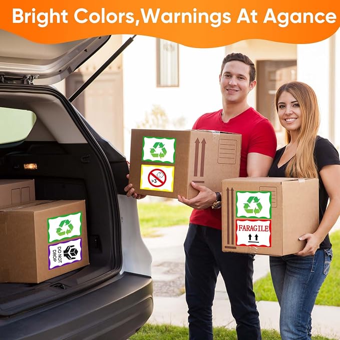 6 x 4 inch Large Moving Labels for Boxes, Packing Labels Stickers for Moving - Image 2