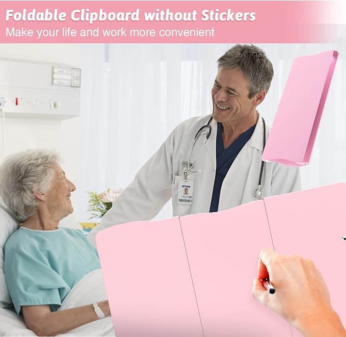 Clipboard Foldable Without Edition Cheat Sheets Aluminum 3 Layers Foldable - Image 3