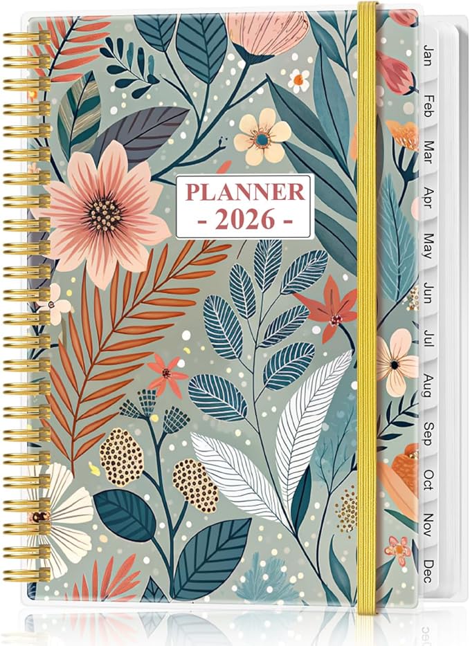 2026 Planner - Planner 2026 from January 2026 - December 2026, Weekly & Monthly by Heveboik