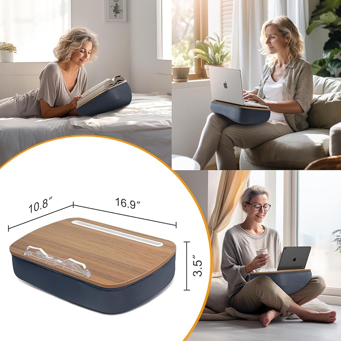 ERGONOV Lap Beanbag Book Stand for Hands Free Reading Comfortable Reading - Image 7