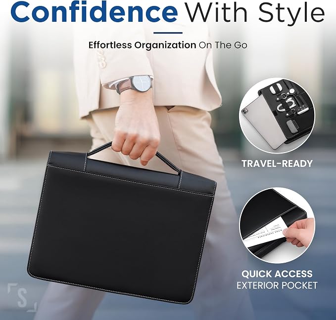 STYLIO Zipper Portfolio Binder - Image 4