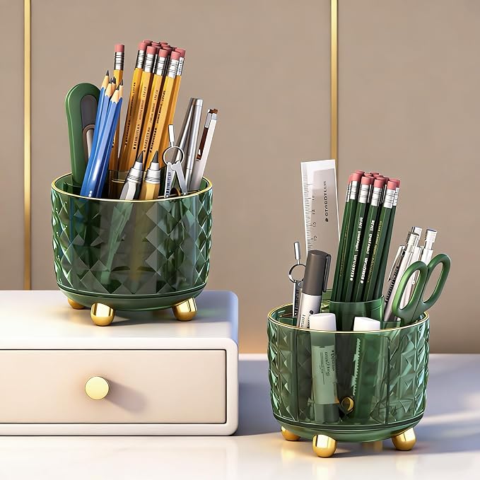 GOTOBA Dark Green Pen Pencil Holder - Image 4