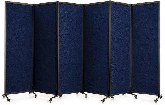 Upgrade Version Room Partition and Divider, Freestanding Rolling Dividers by StrongBird
