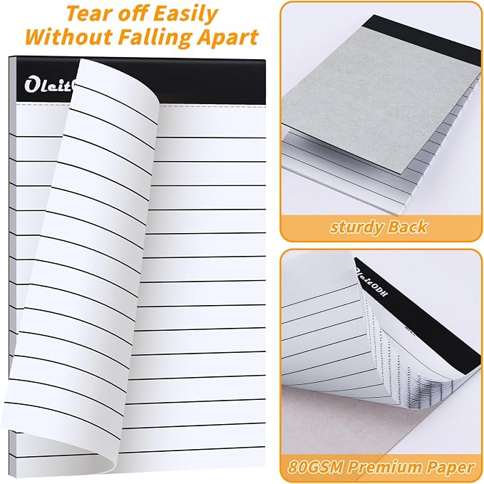Oleitodh 3x5 Notepads – 48 Pack White Memo Pads Small Writing Pads - Image 3