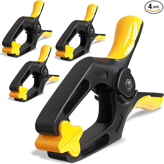 EQUIPTZ 6 inch Spring Clamps Heavy Duty by EQUIPTZ